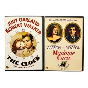Classic DVD Bundle – The Clock (1945) & Madame Curie (1943) – Like New